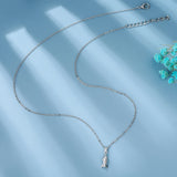 Rocket CZ Necklace 925 Silver Chain S925 Pendant Hypoallergenic