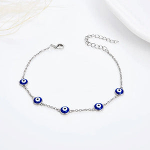 Evil Eyes Charm Bracelet Colorful Enamel Lucky Eye Turkey Bracelet