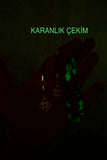 Powder Amber Cat Eye Zaza Rosary Dgn1188