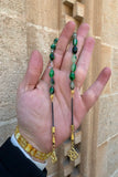 Powder Amber Cat Eye Zaza Rosary Dgn1188