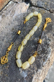 Powder Amber Moire Zaza Rosary Dgn1190