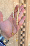 Powder Amber Moire Zaza Rosary Dgn1190