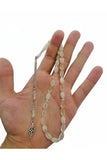 Powder Amber Rosary Necklace for Stress Relief