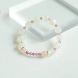 Tourmaline Crystal Girl Bracelet Powder Sweet Minority Hand String