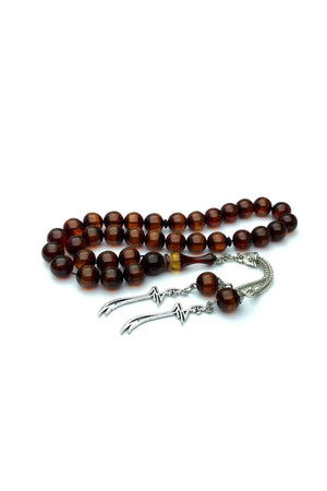 Powder Press Amber Rosary Muslim Islam Worship Accessory