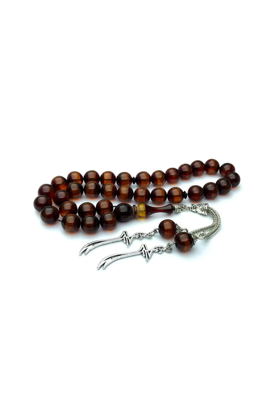 Powder Press Amber Rosary Muslim Islam Worship Accessory