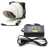 Plexiglass Cover Exhaust Fan for Jewelry Carving Polishing