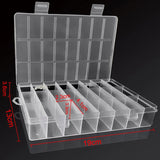 24 Grids Compartment Plastic Storage Box Organizer Container