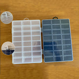 24 Grids Compartment Plastic Storage Box Organizer Container