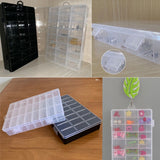 24 Grids Compartment Plastic Storage Box Organizer Container