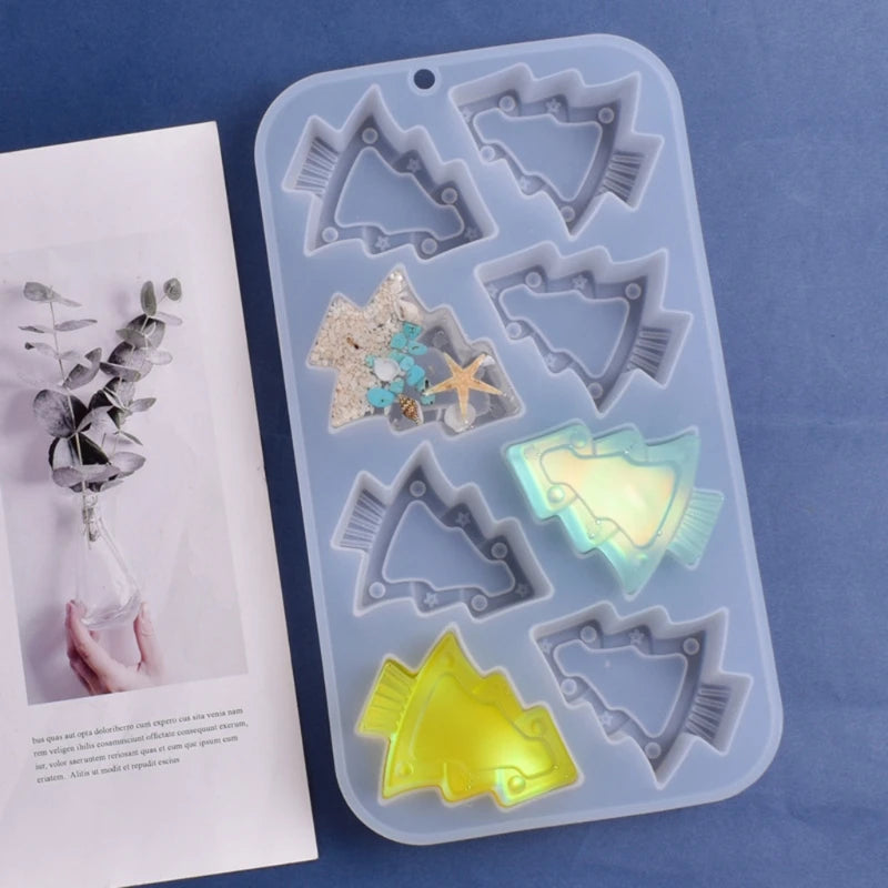 Christmas Tree Silicone Mold for Crafts and Cakes