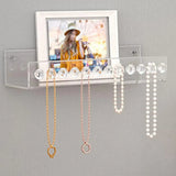 Wall Mounted Lightweight Makeup Display for Home