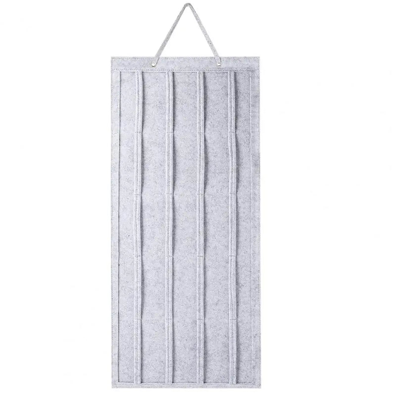 Hair Clip Pouch 2-layer Anti-break Stitching Easy to Hold on Hairpin Hanging Bag