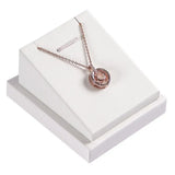 Fabric Art Dresser Jewelry Display Stand Neck Chain Rack