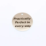 Mary Poppins Stainless Steel Pendant Charm