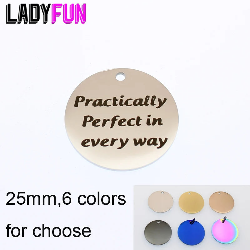 Mary Poppins Stainless Steel Pendant Charm