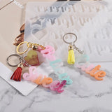 Pray Bless Word Letters Pendants Epoxy Resin Making Mold DIY Couple Gift