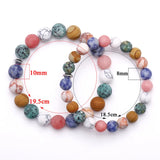 Prayer Beads Natural Stone Bracelet Chakra Charm Men Women Jewelry Christmas