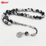 Brazilian Agate Prayer Beads 33 Beads Bracelet Muslim Accessories