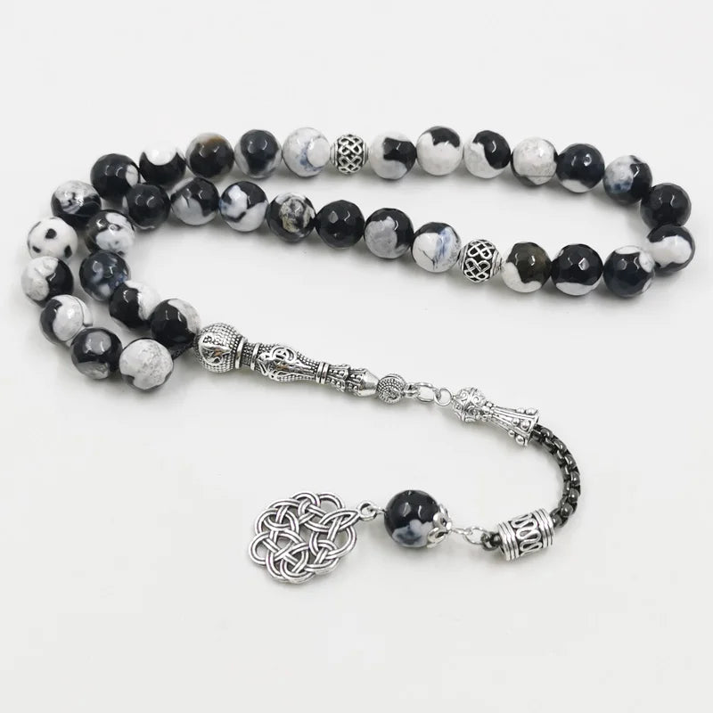 Brazilian Agate Prayer Beads 33 Beads Bracelet Muslim Accessories