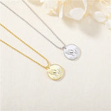 Sterling Silver Praying Necklace 925 for Women