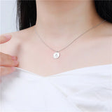 Sterling Silver Praying Necklace 925 for Women