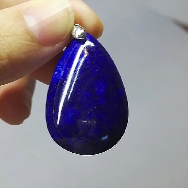 Lapis Lazuli Gemstone Water Drop Necklace Pendant
