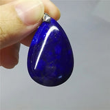 Lapis Lazuli Gemstone Water Drop Necklace Pendant