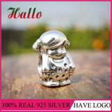 Family Round Charm Bead for Bracelet Heart Bangle Jewelry Making