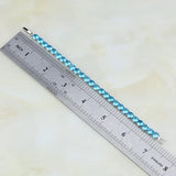 Round Sky Australian Crystal 925 Silver Bracelet