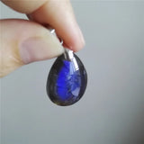 Labradorite Water Drop Bead Necklace Pendant