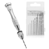 Precise Hand Drill Non-Slip Handlebar Hand-boring DIY Jewelry