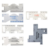 Metal Seam Measuring Gauge Quilting Ruler