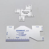 Metal Seam Measuring Gauge Quilting Ruler