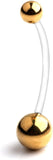 Pregnancy Sport Maternity Belly Button Ring Retainer 14G 1 1/2Inch