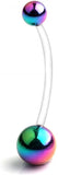 Pregnancy Sport Maternity Belly Button Ring Retainer 14G 1 1/2Inch