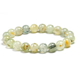 Prehnite Bracelet Natural Grape Stone Elastic Bead Bracelets 6mm 8mm 10mm