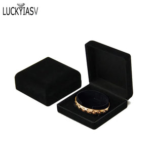Velvet Coated Bangle Bracelet Box Jewelry Display Holder