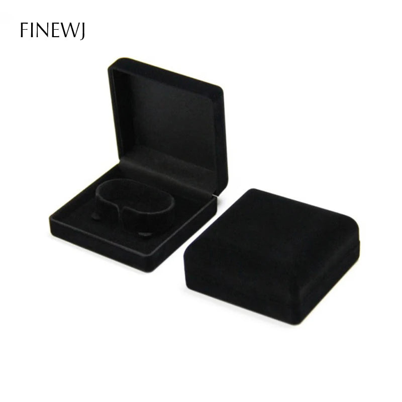 Velvet Coated Bangle Bracelet Box Jewelry Display Organizer Case