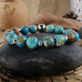 Stone Jasper Fancy Friendship Bracelets Couples Yoga Bracelet