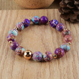 Stone Jasper Fancy Friendship Bracelets Couples Yoga Bracelet