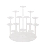 Clear Round Riser Stands Jewelry Display Stand