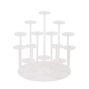 Clear Round Riser Stands Jewelry Display Stand