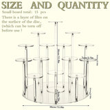 Clear Round Riser Stands Jewelry Display Stand