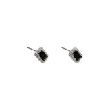 Wind Zircon Stud Earrings 925 Sterling Silver Women's Jewelry Gift