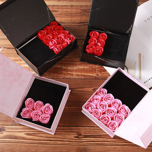 Eternal Rose Birthday Package Soap Flower Jewelry Set