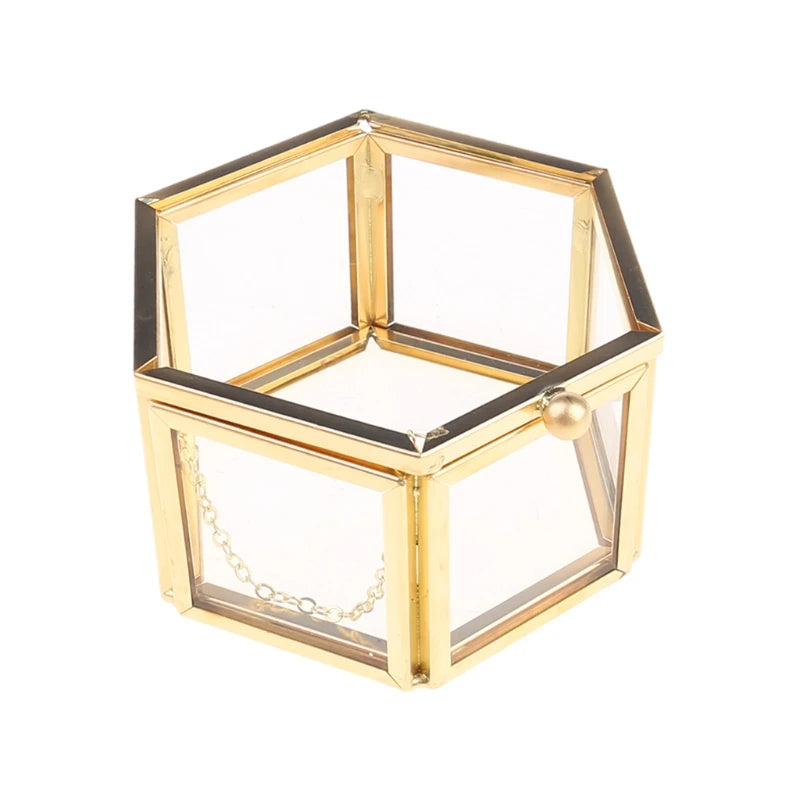 Vintage Ring Trinket Container Jewelry Storage