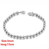 Sterling Silver Bead Bracelet Child Baby Gift
