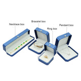 Jewelry Box PU Leather Display Gift Case For Wedding Proposal