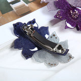 Crystal Spring Hairpin Rhinestone Pan Hair Clip Women's Hair Accessories
